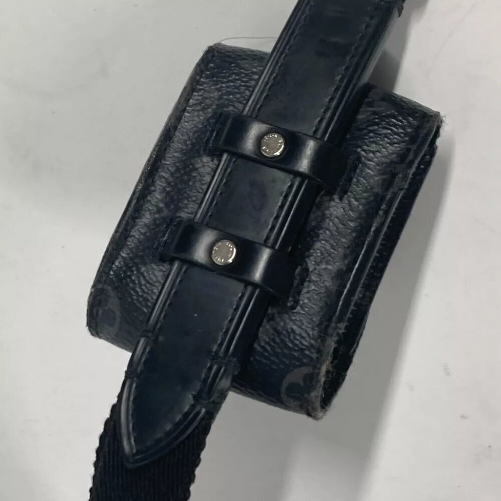 LOUIS VUITTON MonogramEclipse Lanyard Airpods Earphone case with strap - Picture 10 of 10